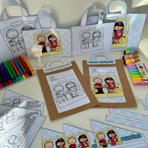 Kit Capas de Atividades tema Escola