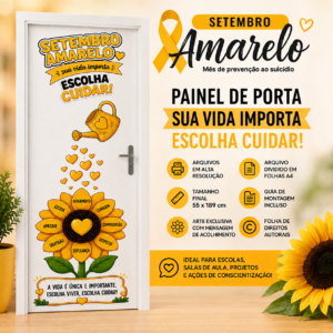 Painel de Porta Setembro Amarelo