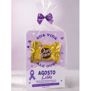 Mimo Chocolate Agosto Lilás – Um Doce Gesto de Respeito.